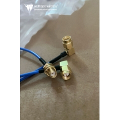  SMA Male to SMA สายเคเบิล RF หญิง RG405 ความยาว 7 ซม. สำหรับขาย
